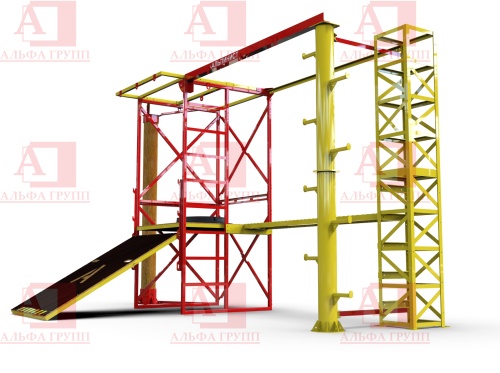 Учебно-тренировочный полигон Альпинист-2-0-3 от АЛЬФА ГРУПП для практических занятий на высоте и в замкнутом пространстве с применением средств индивидуальной защиты и стационарных анкерных систем.   Учебно-тренировочный полигон Альпинист-2-0-3 от АЛЬФА ГРУПП для практических занятий на высоте и в замкнутом пространстве с применением средств индивидуальной защиты и стационарных анкерных систем.